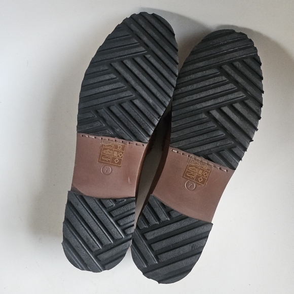 ASOS Terracotta Pink Suede Kiltie Tassel Loafers, 7 - Picture 7 of 11